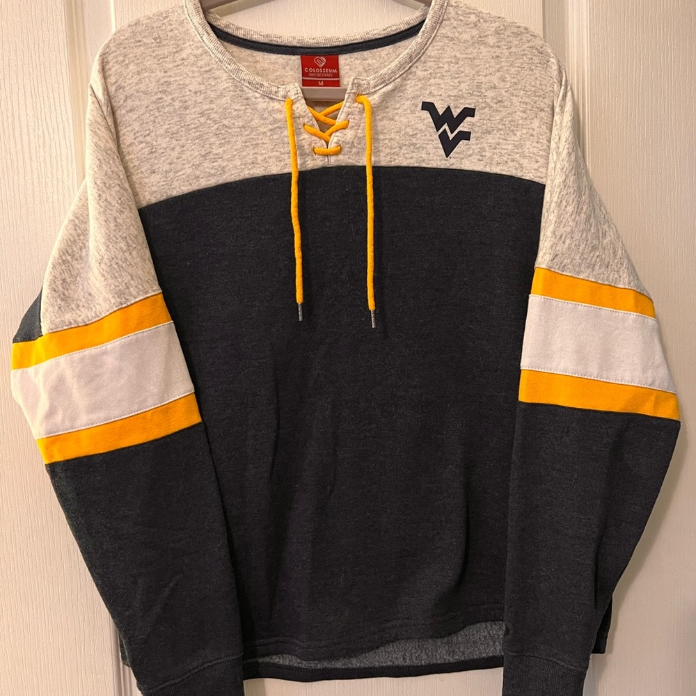 WVU mountaineers womens medium sweatshirt.